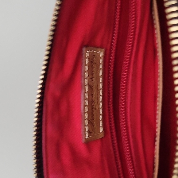 Dooney & Bourke, soft leather satchel, in Navy - Picture 9 of 16